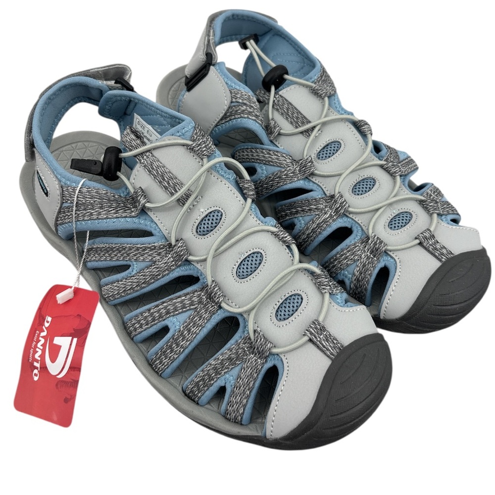 Dannto Women’s Men’s Closed Toe Sport Hiking or Water Sandals , EU 42, US 11